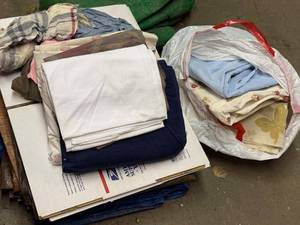 lot 60G image: Assorted Fabric Yardage and Textile Pieces Collection