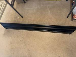 lot 79 image: Black Wood Floating Shelf 60 Inch