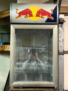 lot 2G image: Red Bull Commercial Glass Door Mini Fridge Cooler