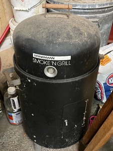 lot 51G image: Brinkmann Smoke N Grill Vertical Charcoal Smoker