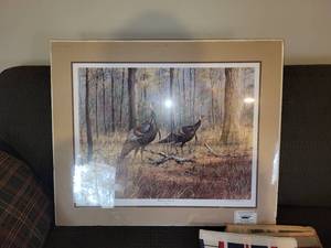 lot 123 image: Hardwood Monarchs Limited Edition Framed Print by N.C. Miller Jr.