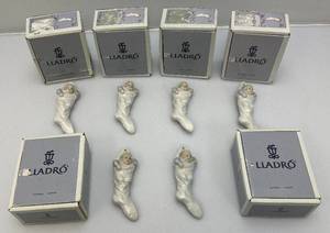 lot 17 image: 1990s LLADRO Babies First Christmas Ornaments In Original Boxes (Old New Stock)