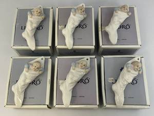 lot 25 image: 1990s LLADRO Babies First Christmas Ornaments In Original Boxes (Old New Stock)