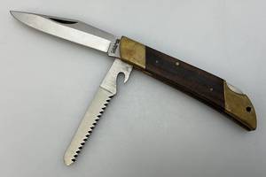 lot 58 image: Vintage C. Jul Herbertz Rostfrei 440 Lockblade Knife 4 14 Blade
