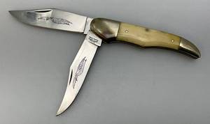 lot 63 image: Vintage Parker Custom Series Eagle Brand Cutlery Double Blade Pocket Knife 4 Blades