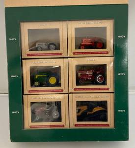 lot 103 image: 1995 ERTL 50th Anniversary 6 Piece Tractor Set (New Old Stock)
