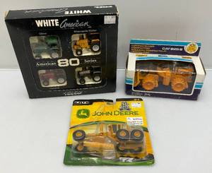 lot 109 image: Misc. ERTL And Joal Brand Miniature Die Cast Including Cat, John Deere And More (New Old Stock)