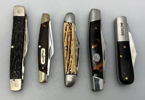 lot 139 image: Misc. Pocket Knives Including Barlow, Buck And More