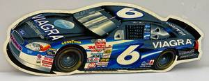 lot 142 image: 12 12 x 36 N0. 6 Viagra NASCAR Sign