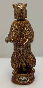 lot 156 image: Vintage Ezra Brooks Collectible  Bear Decanter