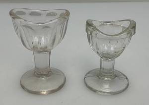 lot 164 image: Antique Clear Glass Eye Wash Cup