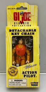 lot 168 image: 1998 G I Joe Action Pilot Key Chain In Original Box (New Old Stock)