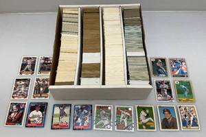 lot 221 image: Large Box OF Misc. Unsorted Baseball Cards