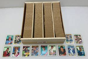 lot 231 image: Large Box OF Misc. Unsorted 1988 Topps Baseball Cards