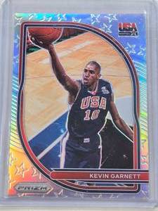 lot 78 image: Kevin Garnett 2020-21 Panini Prizm #4 - USA Basketball Card