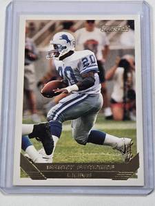 lot 59 image: Barry Sanders 1993 Topps Gold #190 - Detroit Lions Football Card
