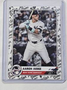 lot 61 image: Aaron Judge 2025 Topps All-Star Game #90 Insert - New York Yankees Baseball Card
