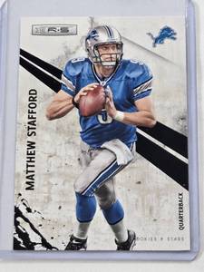 lot 73 image: Matthew Stafford Rookie 2010 Panini Rookies & Stars #49 - Detroit Lions Football Card