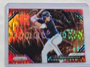 lot 85 image: Luke Keaschall Rookie 2024 Panini Prizm Refractor #16 and Numbered 203399 - Minnesota Baseball Card