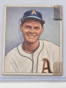 lot 111 image: Eddie Joost 1950 Bowman #103 - Philadelphia Athletics Vintage Baseball Card