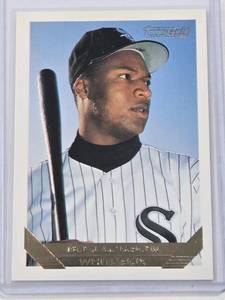 lot 124 image: Bo Jackson 1993 Topps Gold #400 - Chicago White Sox Baseball Card