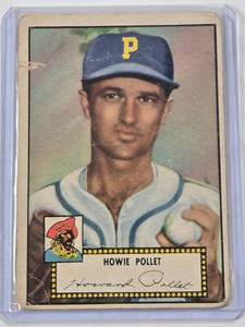 lot 148 image: Howie Pollet 1952 Topps #63 - Pittsburgh Pirates Vintage Baseball Card