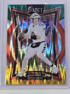 lot 188 image: Joe Burrow 2024 Panini Select Shimmer Prizm #39 - Cincinnati Bengals Football Card