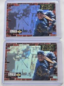 lot 258 image: Lot of 2 Ken Griffey Jr. Baseball Cards Featuring 1994 Upper Deck Home Run All-Stars Set