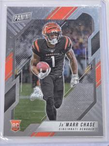 lot 356 image: JaMarr Chase Rookie 2021 Panini VIP #RC4 - Cincinnati Bengals Football Card
