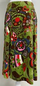 lot 19 image: Oilily A-Line Skirt with Colorful Floral Print - Size 36