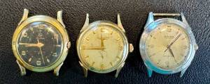 lot 24VB image: Collection of 3 Vintage Watches - Net Bros, Longines, Gruen Automatic