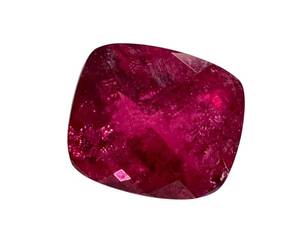 lot 32AC image: 3.3ct Cushion Cut Rubelite Gemstone