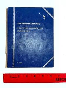 lot 125 image: Jefferson Nickel Collection Book 1962 Number Two