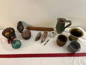 lot 131 image: Vintage & Decorative Item Collection Jugs, Buckets, Ornaments & More