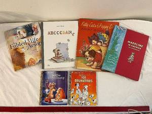 lot 177 image: Collection of 6 Classic Childrens Books Including Disney and Madeline