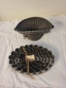 lot 60 image: Antique Chocolate Mold and Pastry Cutter Set