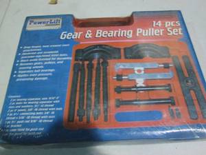 lot 3 image: 14pc Gear and bearing puller set...