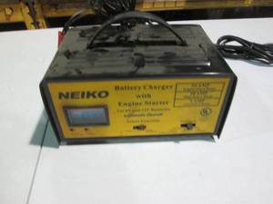 lot 6 image: Neiko automotive battery charger wi...