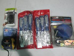 lot 15 image: 3pc ScrapingPutty knife sets, ratc...