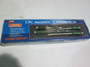 lot 29 image: 5pc Magnetic screwdriver set...