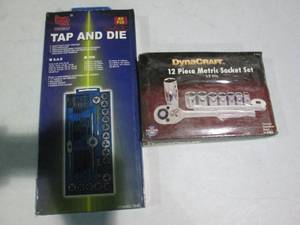 lot 40 image: 40pc heavy duty tap and die set plu...