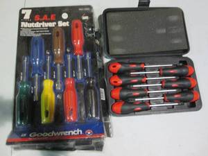 lot 46 image: 7pc screwdriver set with case plus ...