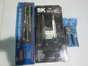 lot 74 image: 2pc long reach plier set, 5p. Magne...