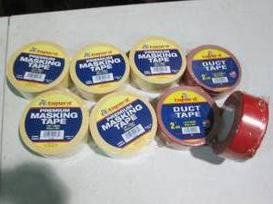 lot 98 image: 5 pack of Premium masking plus 3 pa...