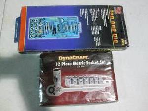 lot 103 image: 40pc heavy duty tap and die set plu...