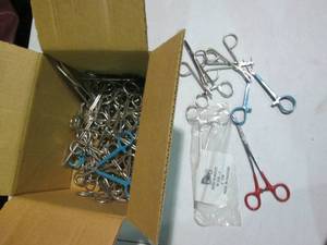 lot 108 image: Locking position Precision tip scis...