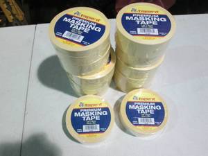 lot 112 image: 12 pack of Premium masking tape 1.8...