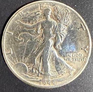 lot 2 image: 1944 Walking Liberty Half Dollar