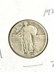 lot 46 image: 1926 Standing Liberty Quarter