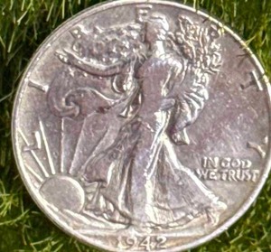 lot 55 image: 1942 Walking Liberty Half Dollar